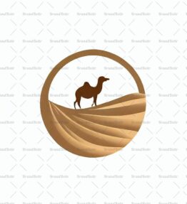 Sanddünen und Kamel